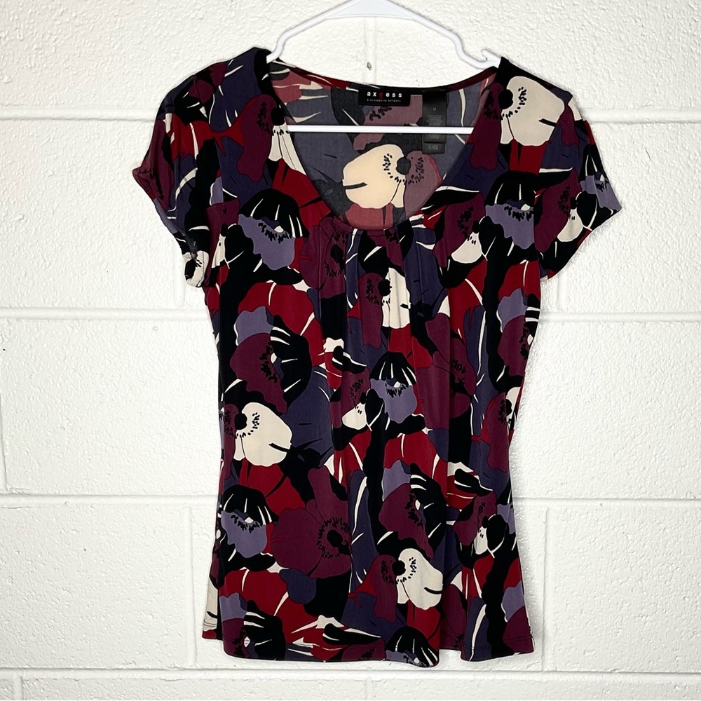 < Y2K Axcess Multicolor Floral Blouse >